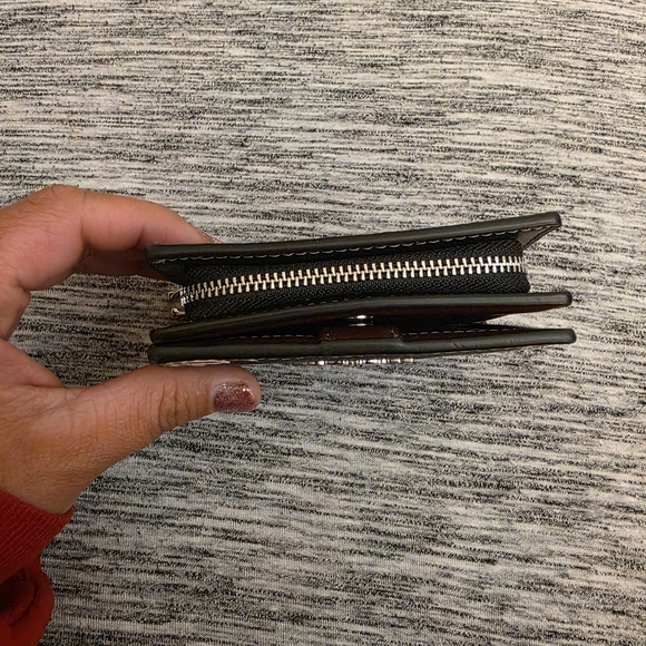 Coach Black Wallet with White Bow Accents - Picture 7 of 8